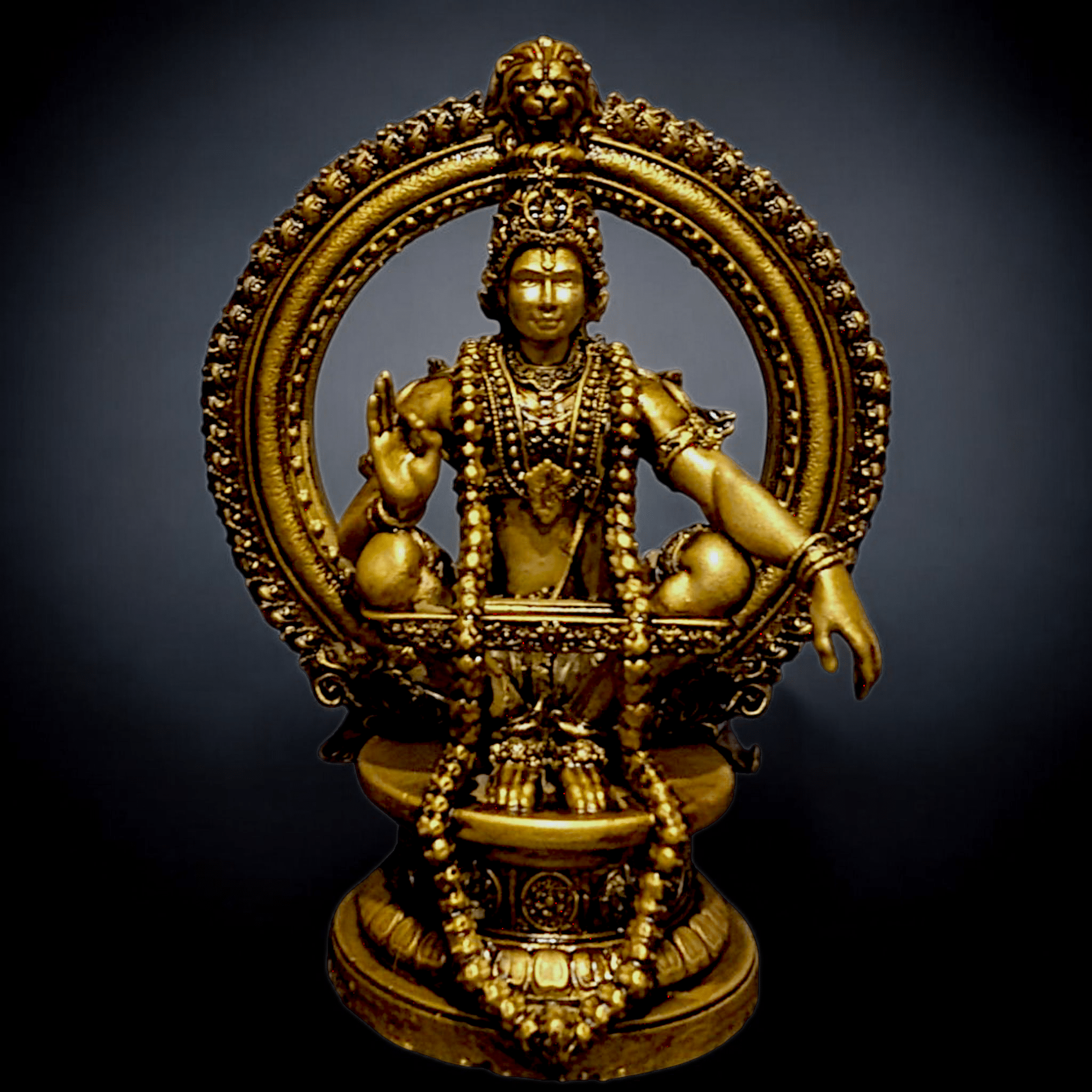 Ayyappa Swami: The Warrior Yogi of Dharma - Fabzie - Home Decor Elegance