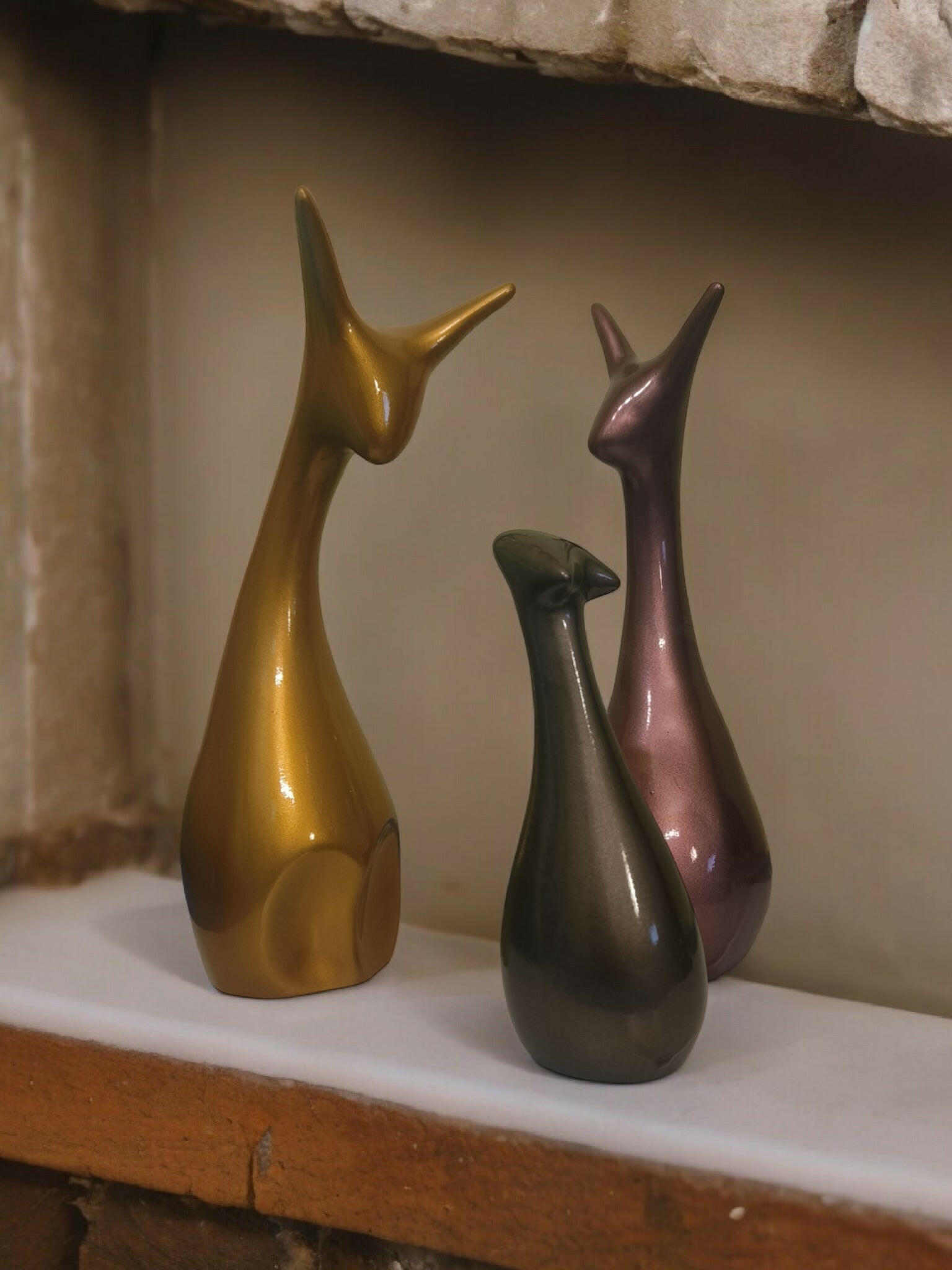 Cat Family Sculptures: Whimsical Feline Charm for Your Home and bedroom - Fabzie - Home Decor Elegance