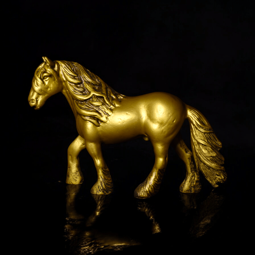 Horse  With Hair - Elegant Equestrian Decor.