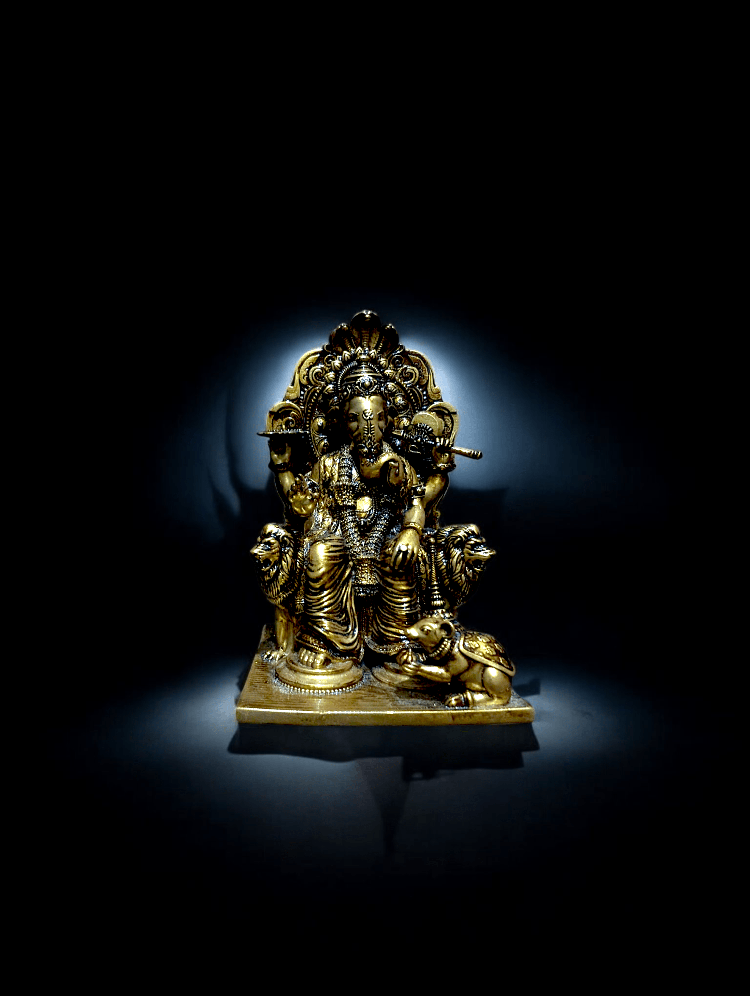 Ganesh Ji Idol – Vighnaharta on the Move (Premium Car dashboard) - Fabzie - Home Decor Elegance