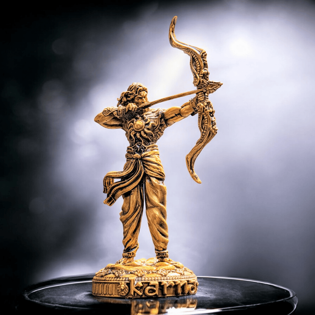 Karna the Undaunted – Warrior of Loyalty and Glory - car dashboard - Fabzie - Home Decor Elegance
