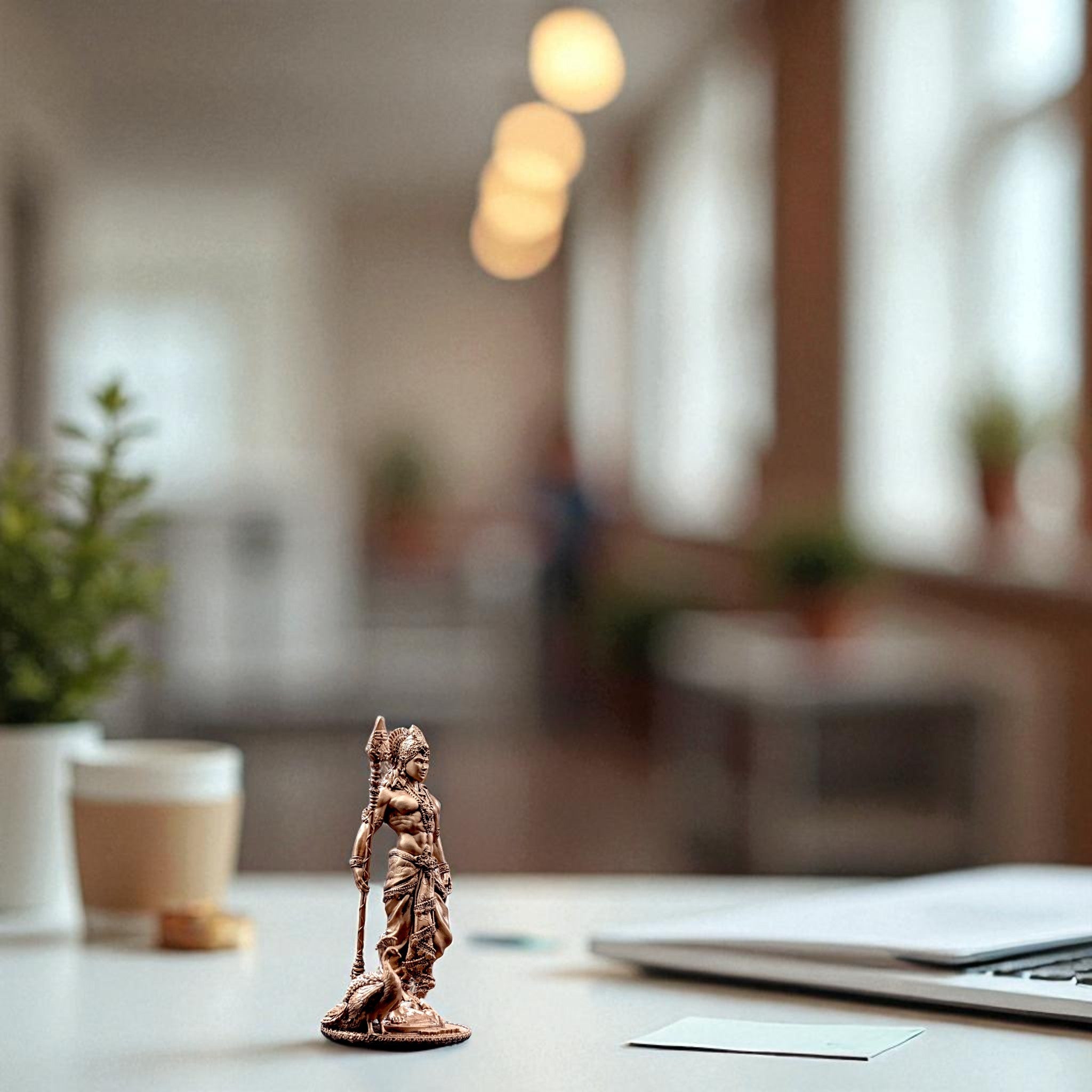 Lord Kartikeya Figurine – Courage & Wisdom Embodied for Spiritual Interiors - Fabzie - Home Decor Elegance