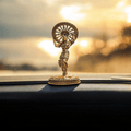 Krishna’s Divine Fury – When God Broke His Oath for His Devotee’s Vow - Car Dashboard - Fabzie - Home Decor Elegance