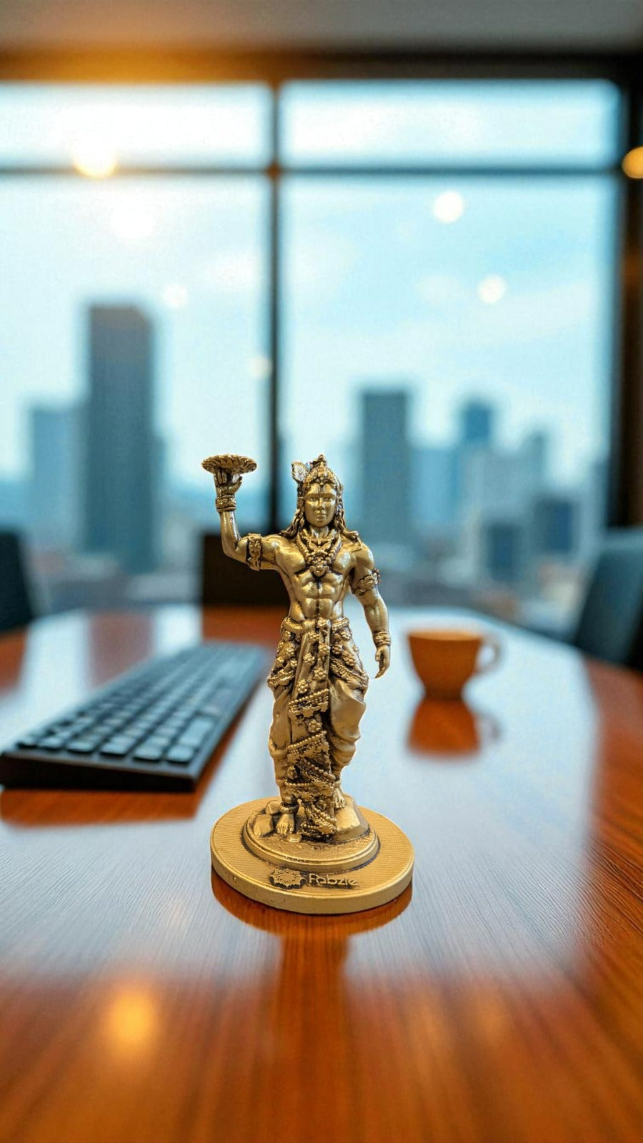 Krishna Ji with Sudarshan Chakra – Guardian of Dharma & Harmony - Fabzie - Home Decor Elegance