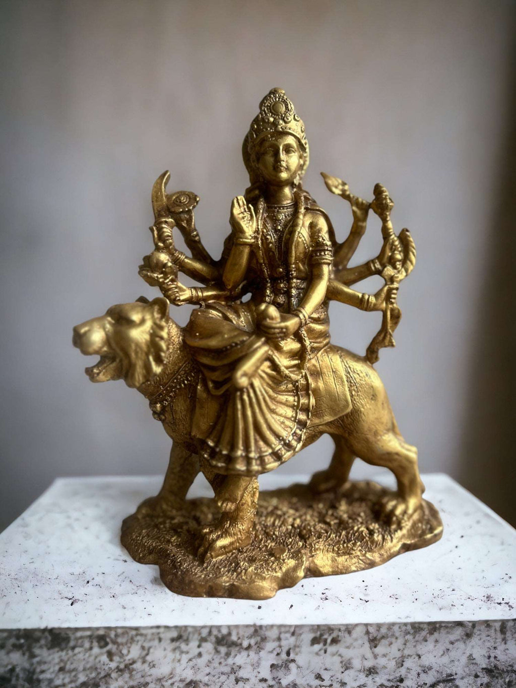 Sherawali Maa Murti: Hindu Divine Mother of Strength and Protection Murti.