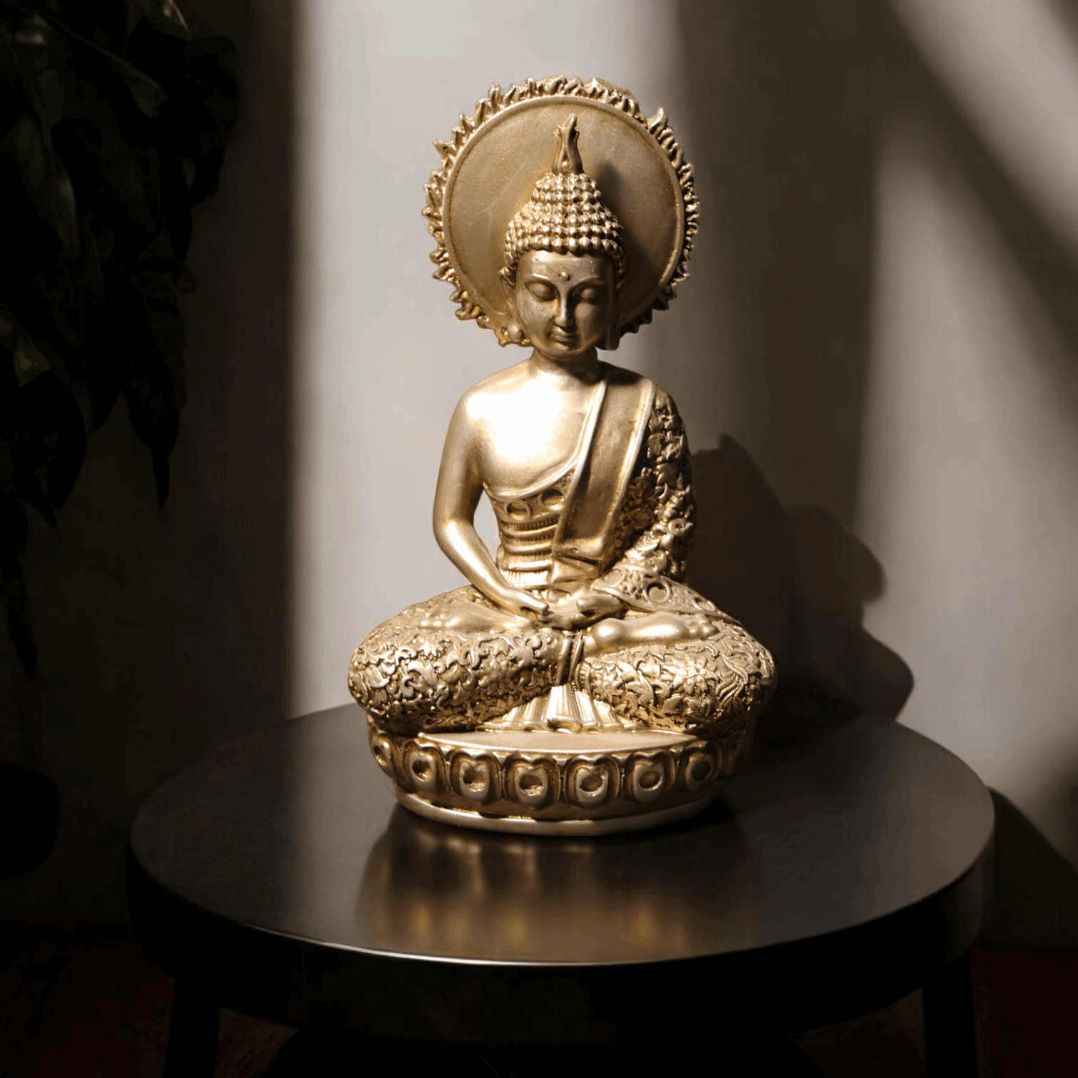 Meditative Buddha Statue with Crown Chakra: Beautiful Home Decor , Spa Decor - Fabzie - Home Decor Elegance