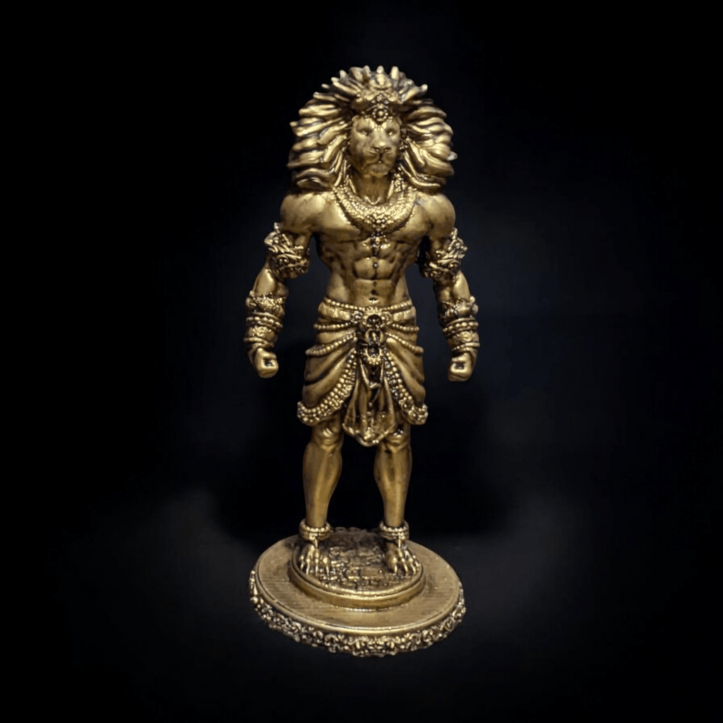 Narsingh Avatar – Power to Protect Every Journey (Premium Car dashboard) - Fabzie - Home Decor Elegance