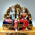 Shri Ram and Sita Mata Jodi  – Divine Darbar Murti for Home / Office Decor - Fabzie - Home Decor Elegance