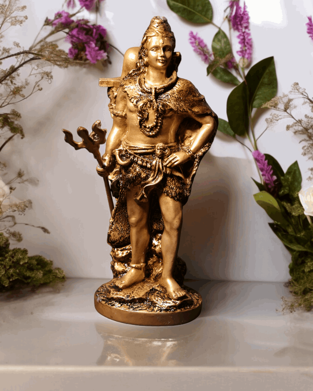 Shiv Ji with Shivling Murti - Divine Harmony.