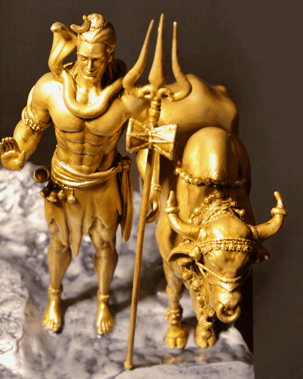 Shiv Ji and Nandi Murti - Divine Protector.