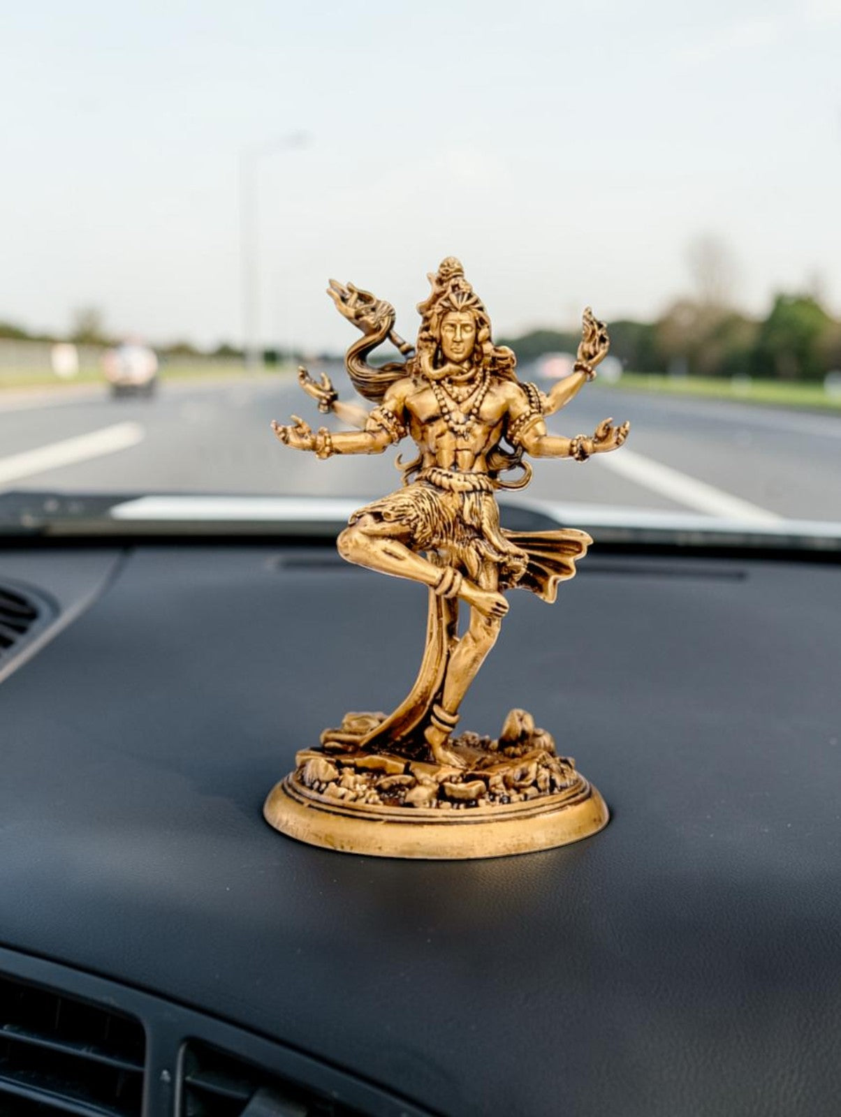 Nataraja Shiv Idol – Cosmic Dance of Creation & Destruction (Premium Golden Finish) - Fabzie - Home Decor Elegance