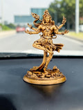 Nataraja Shiv Idol – Cosmic Dance of Creation & Destruction (Premium Golden Finish) - Fabzie - Home Decor Elegance