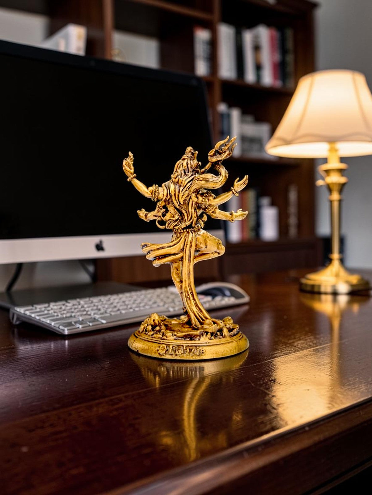 Nataraja Shiv Idol – Cosmic Dance of Creation & Destruction (Premium Golden Finish) - Fabzie - Home Decor Elegance