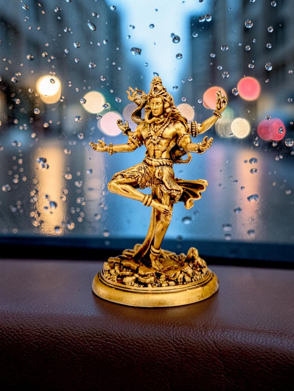 Nataraja Shiv Idol – Cosmic Dance of Creation & Destruction (Premium Golden Finish) - Fabzie - Home Decor Elegance