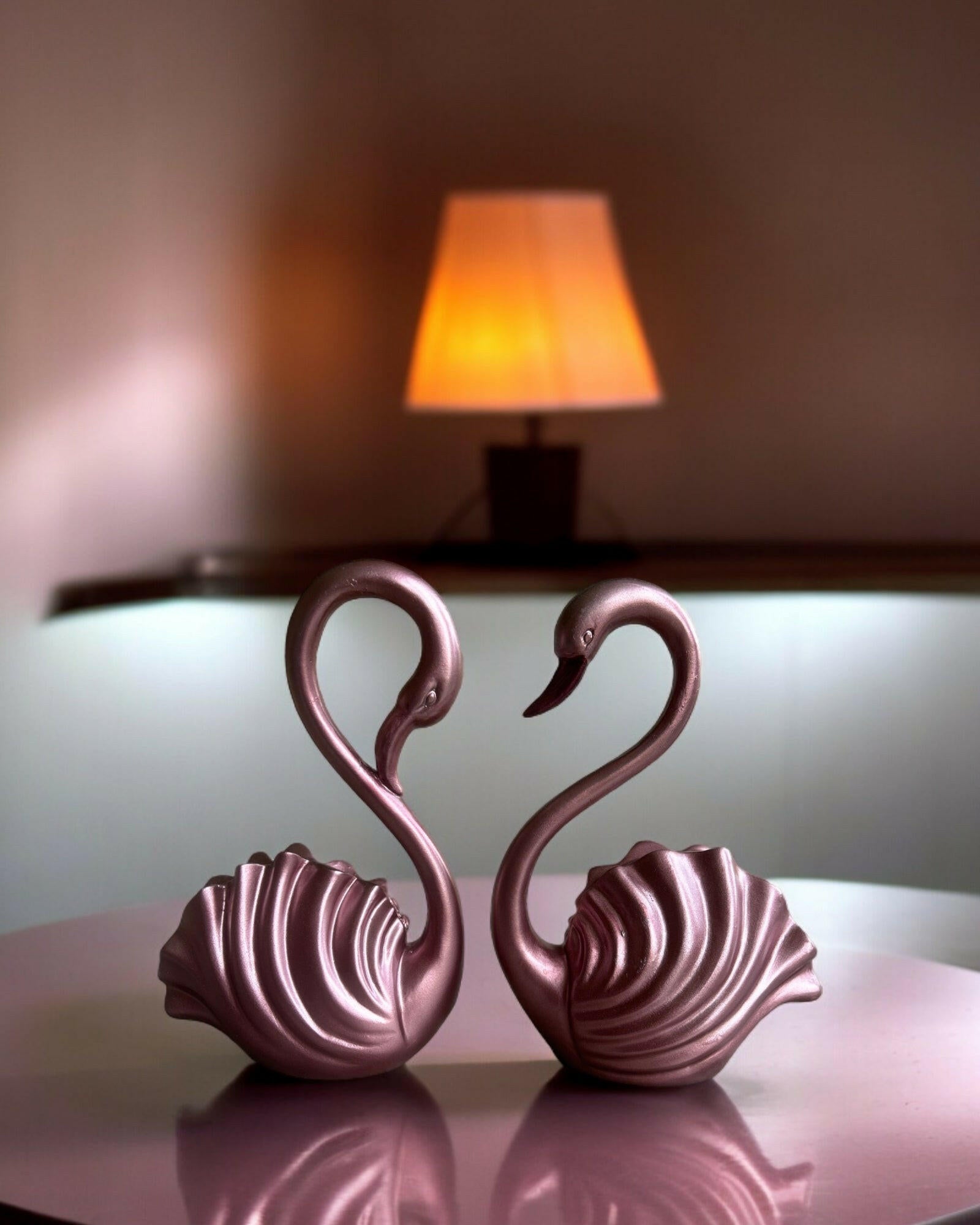 Swan Pair for interior Decor: A Serenade of Love and Elegance - Fabzie - Home Decor Elegance