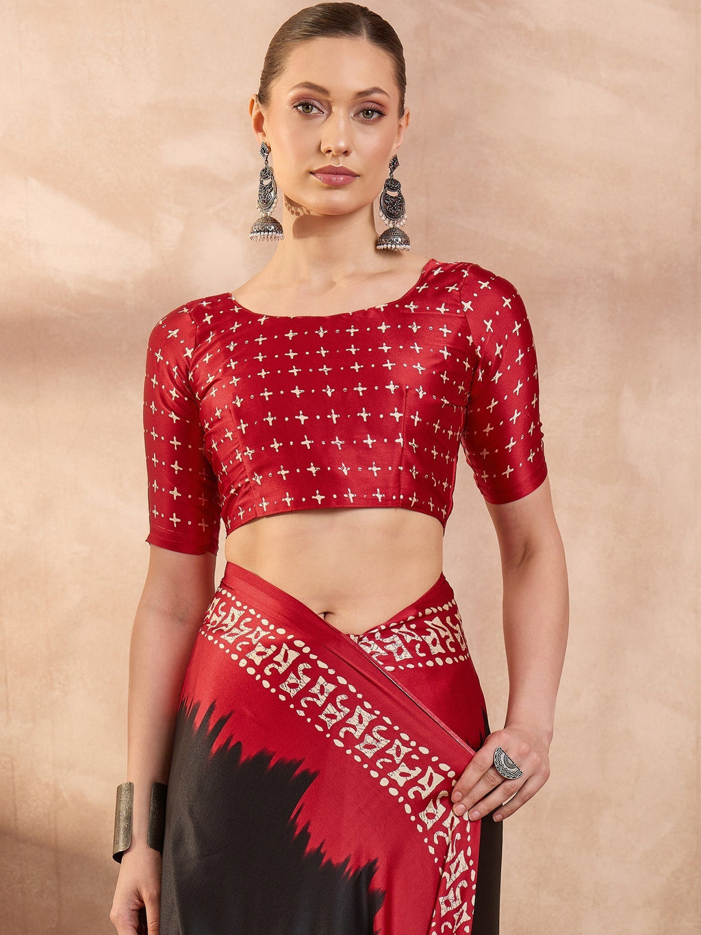 Aadhira Stylish Semi Modal Saree for Party & Festive Wear