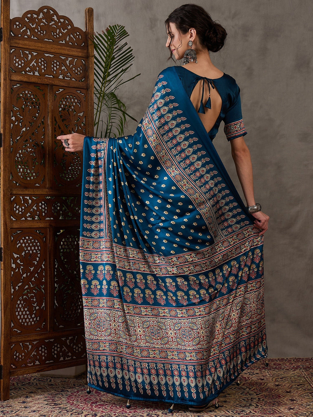 Aarohi Premium Semi Modal Saree for Festive Wear