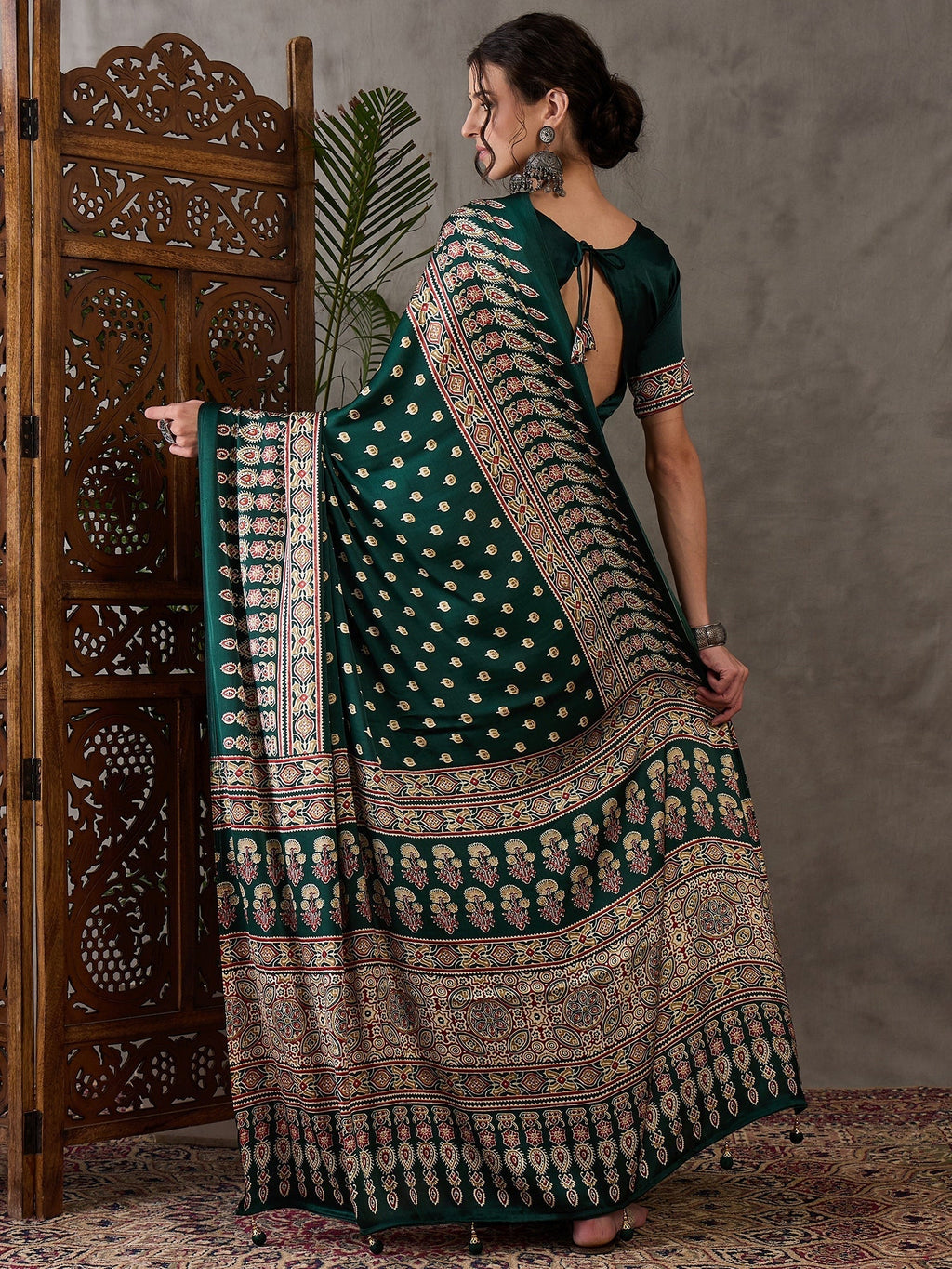 Aarohi Premium Semi Modal Saree for Festive Wear