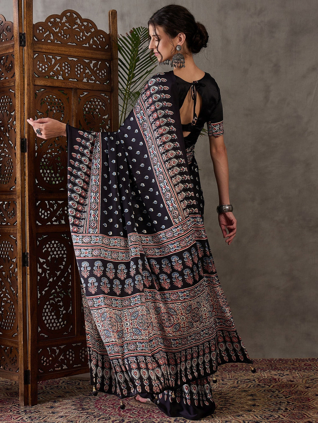Aarohi Premium Semi Modal Saree for Festive Wear