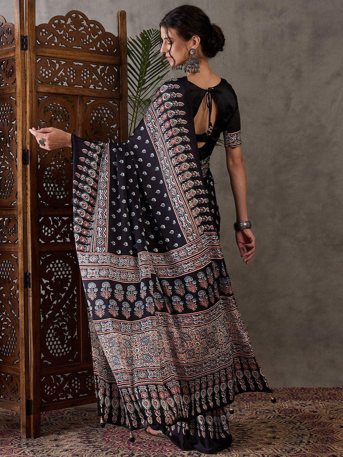 Aarohi Premium Semi Modal Saree for Festive Wear