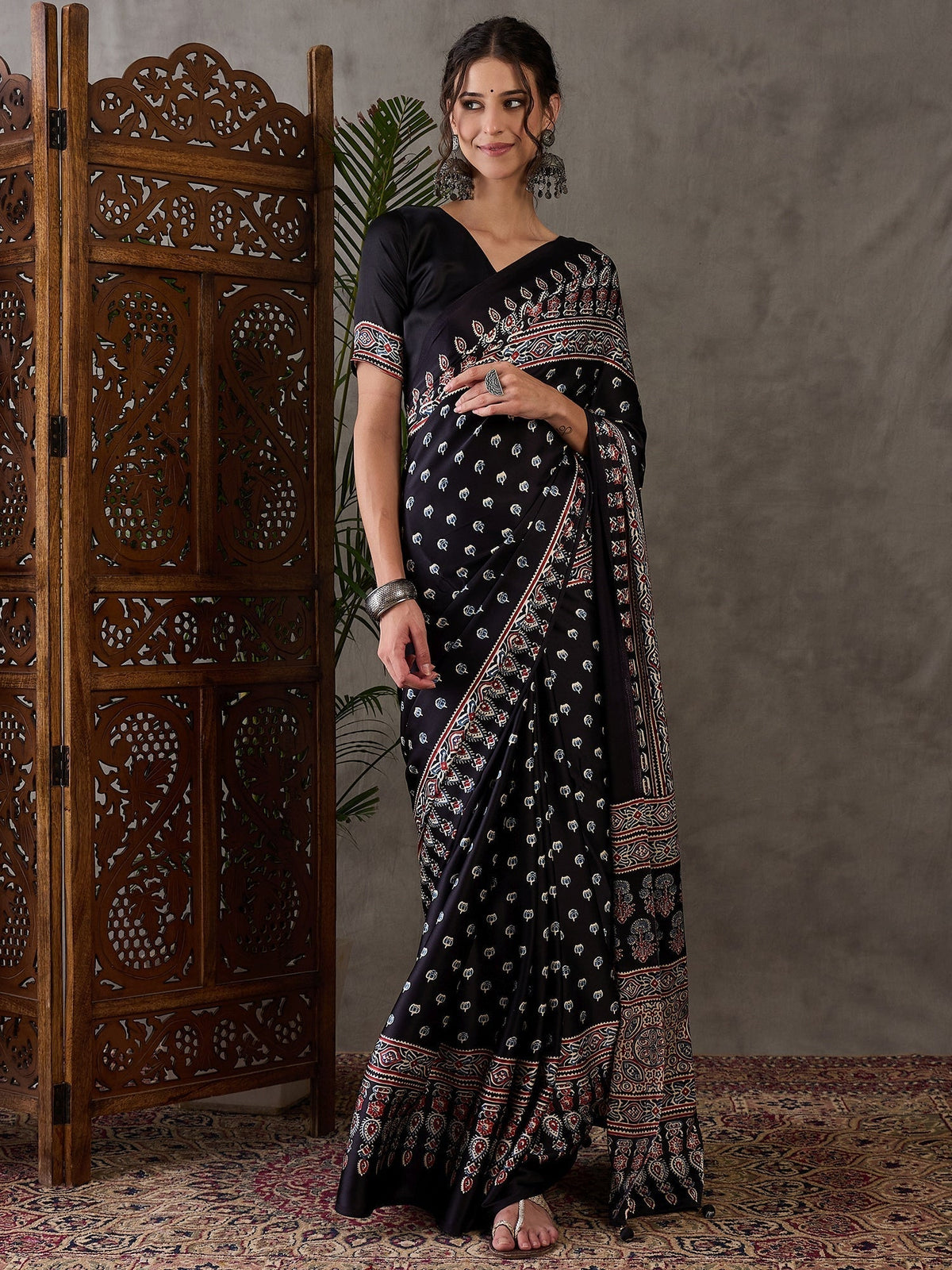 Aarohi Premium Semi Modal Saree for Festive Wear
