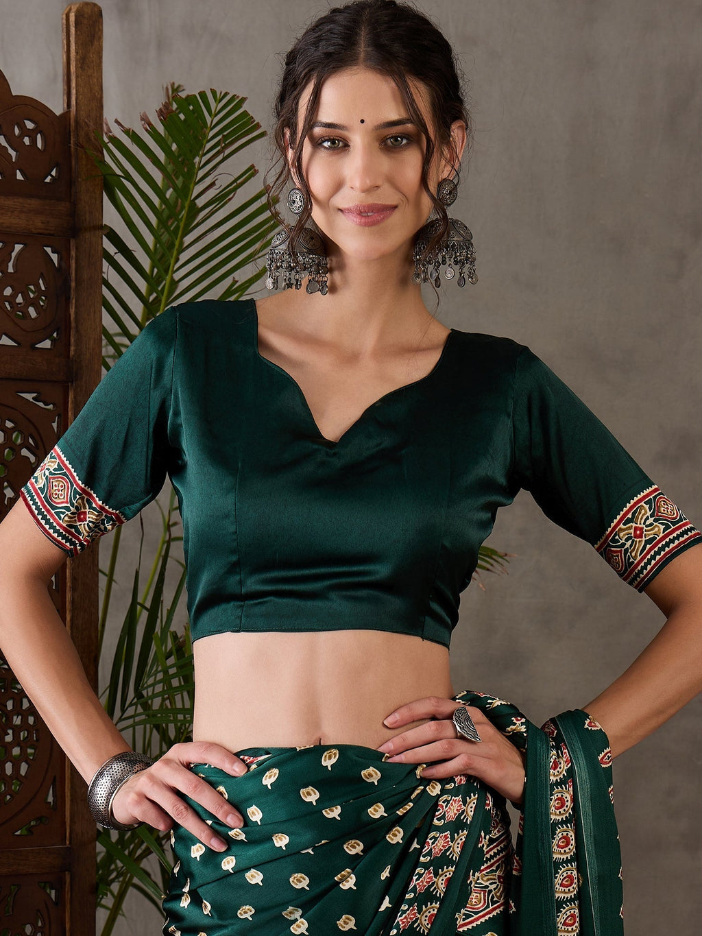 Aarohi Premium Semi Modal Saree for Festive Wear