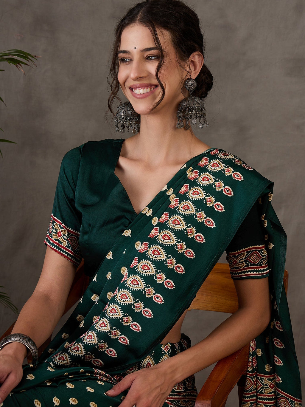 Aarohi Premium Semi Modal Saree for Festive Wear