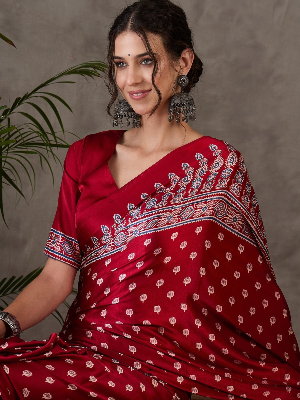 Aarohi Premium Semi Modal Saree for Festive Wear