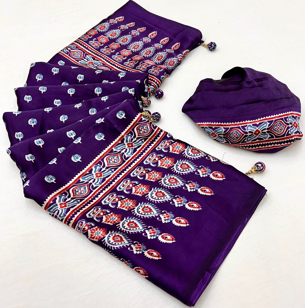 Aarohi Premium Semi Modal Saree for Festive Wear