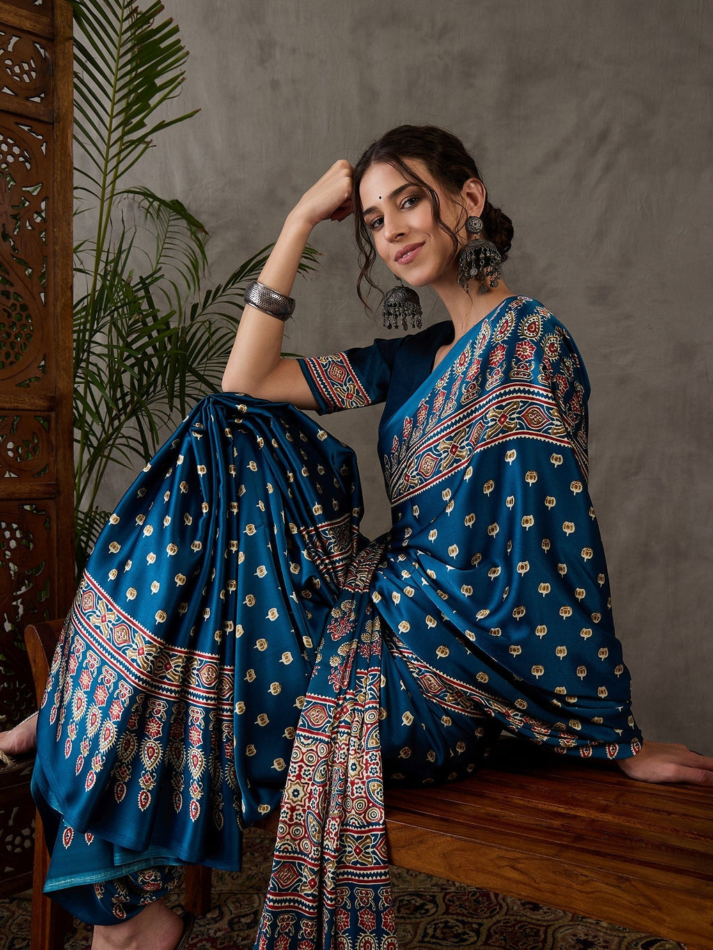 Aarohi Premium Semi Modal Saree for Festive Wear