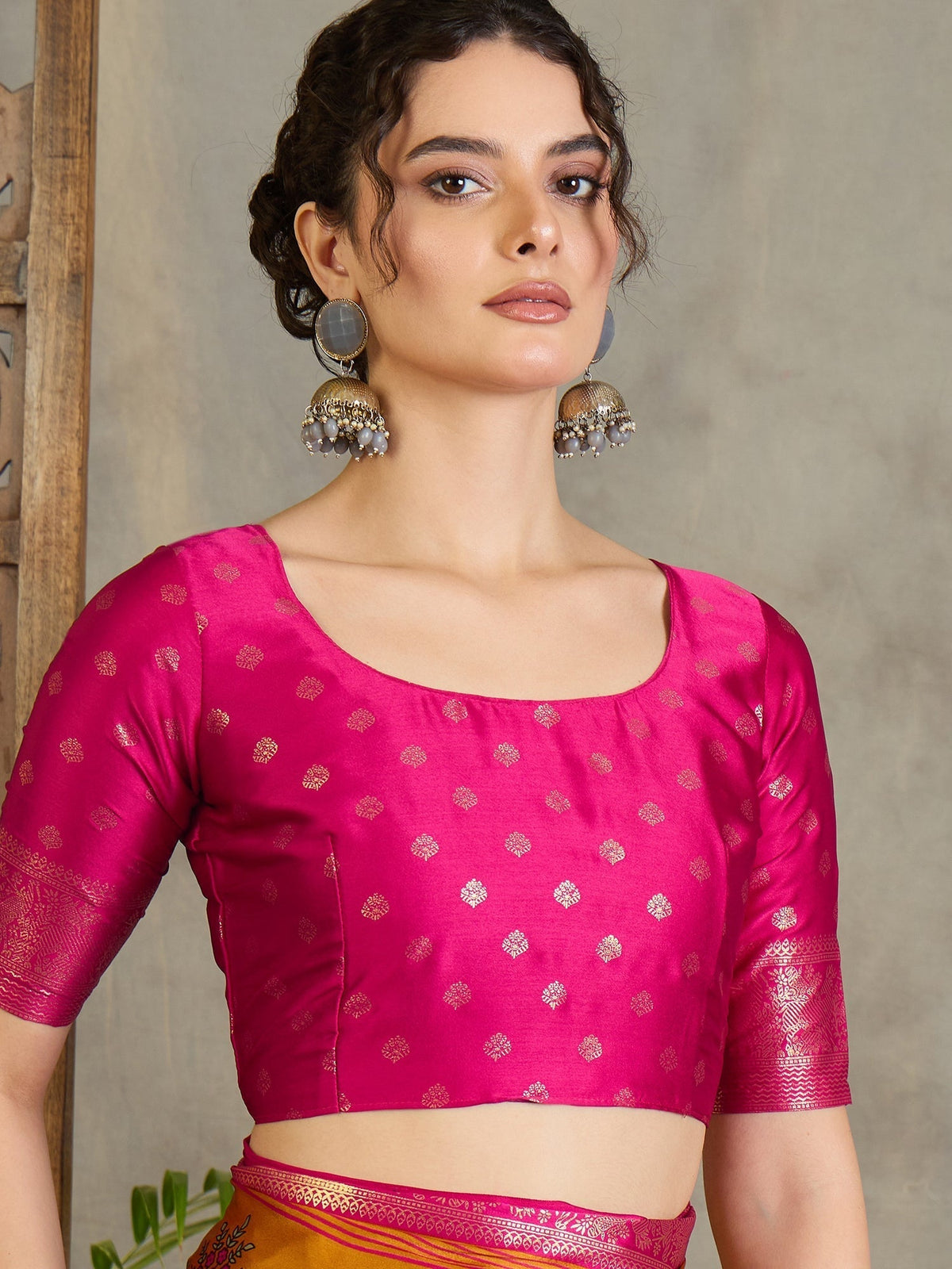 Aavira Classic Semi Modal Saree for Traditional Functions