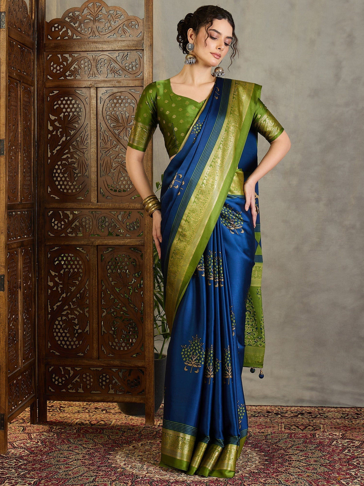 Aavira Classic Semi Modal Saree for Traditional Functions