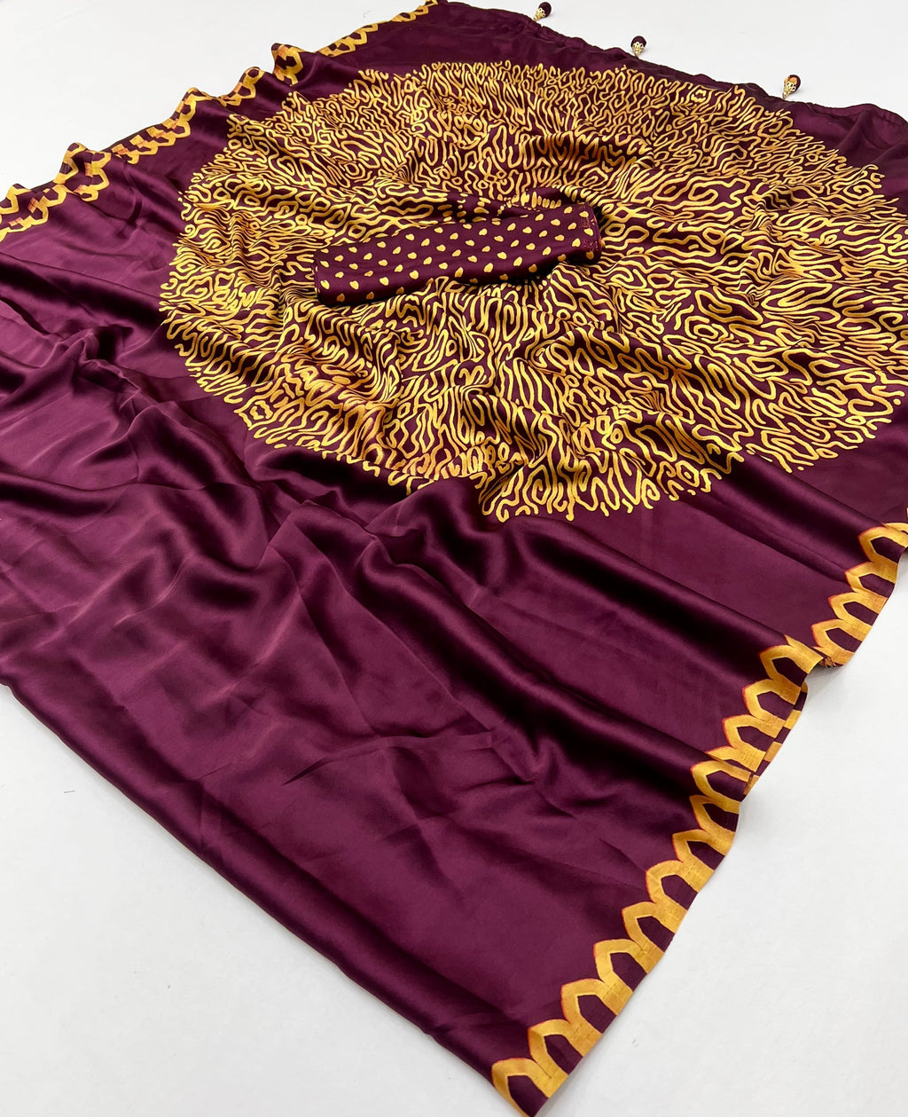 Anvaya Stylish Semi Modal Saree for Party & Festive Wear