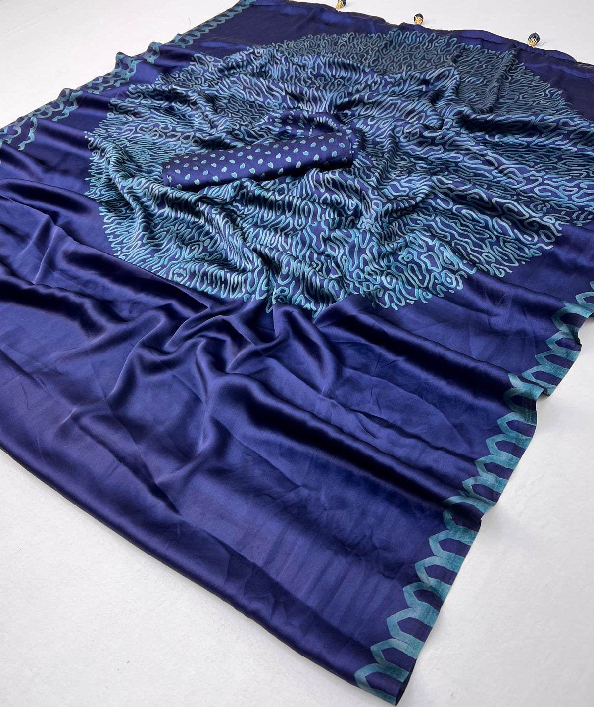Anvaya Stylish Semi Modal Saree for Party & Festive Wear