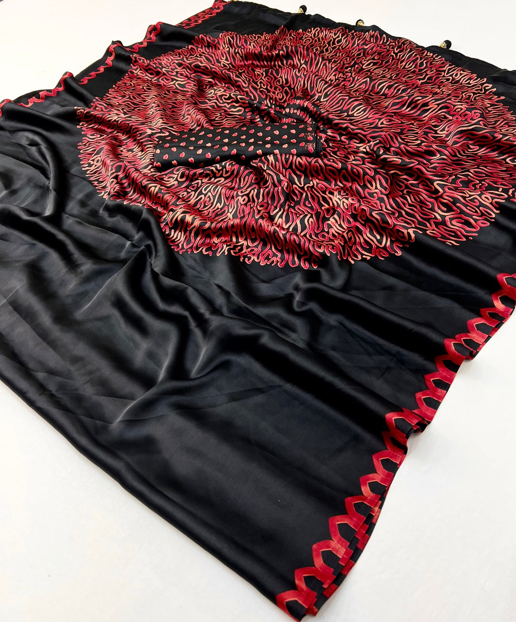 Anvaya Stylish Semi Modal Saree for Party & Festive Wear