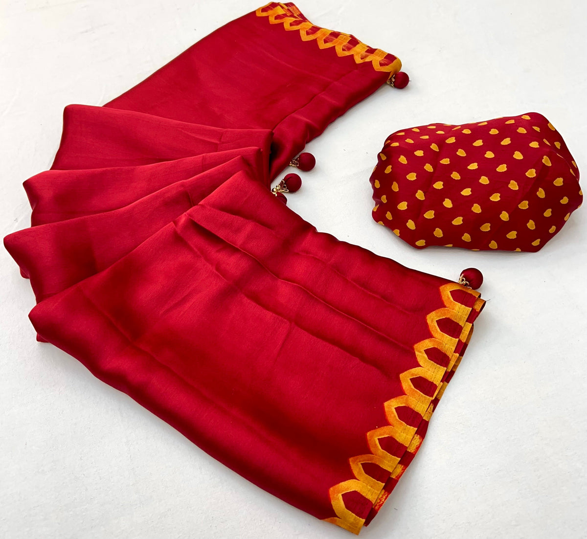 Anvaya Stylish Semi Modal Saree for Party & Festive Wear