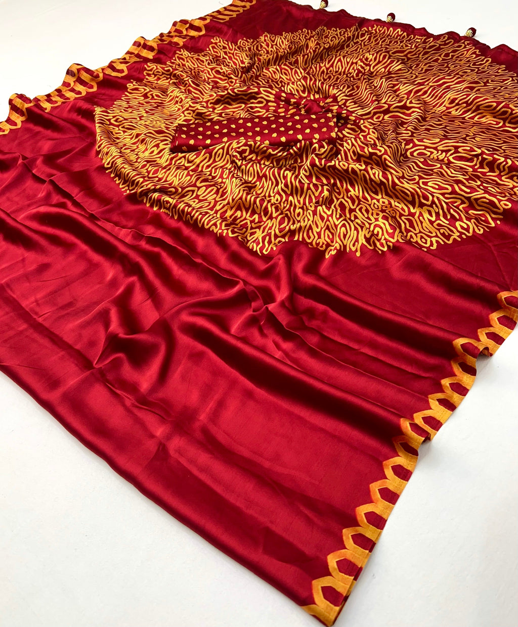 Anvaya Stylish Semi Modal Saree for Party & Festive Wear