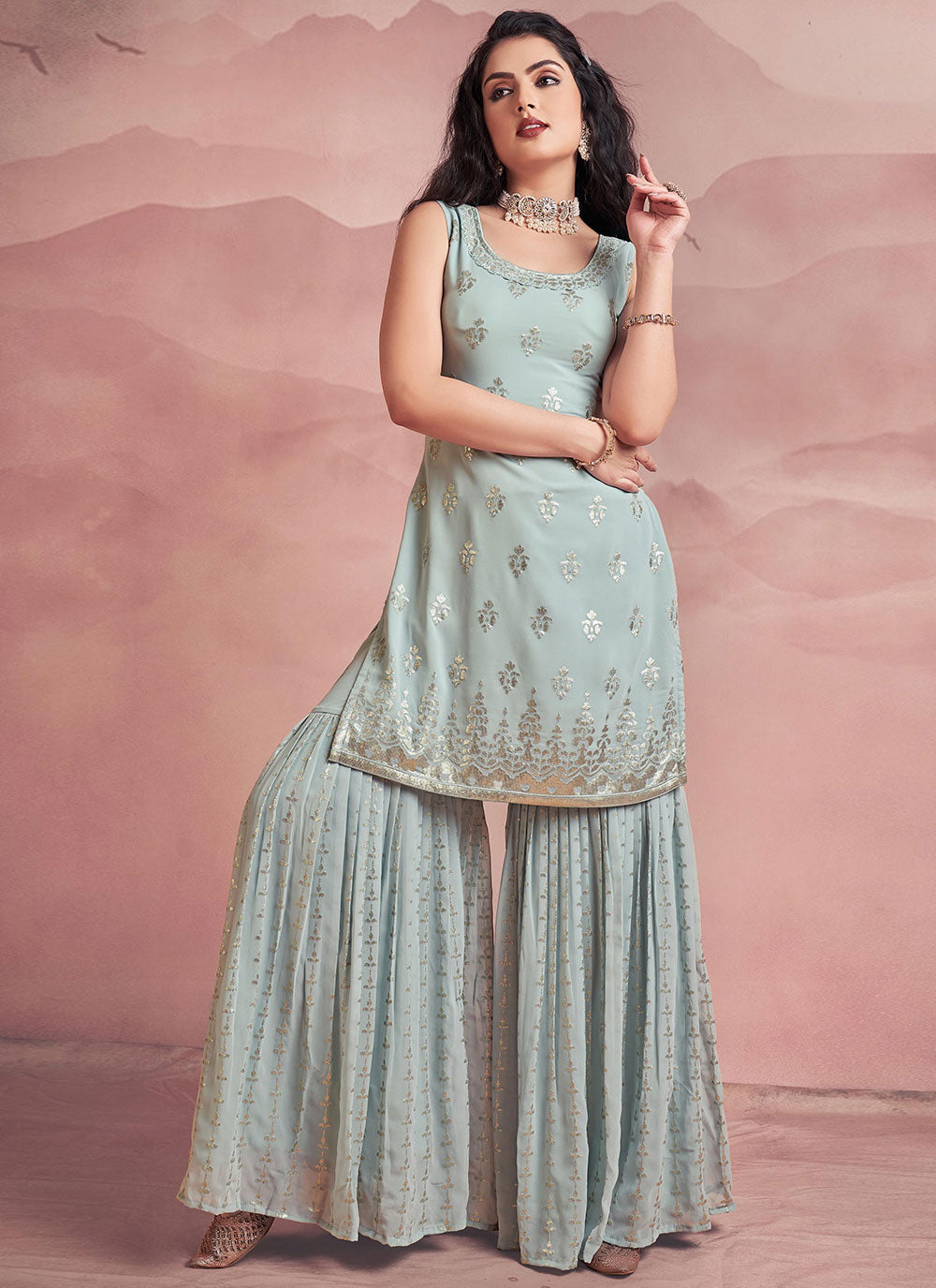 Georgette Designer Salwar Kameez