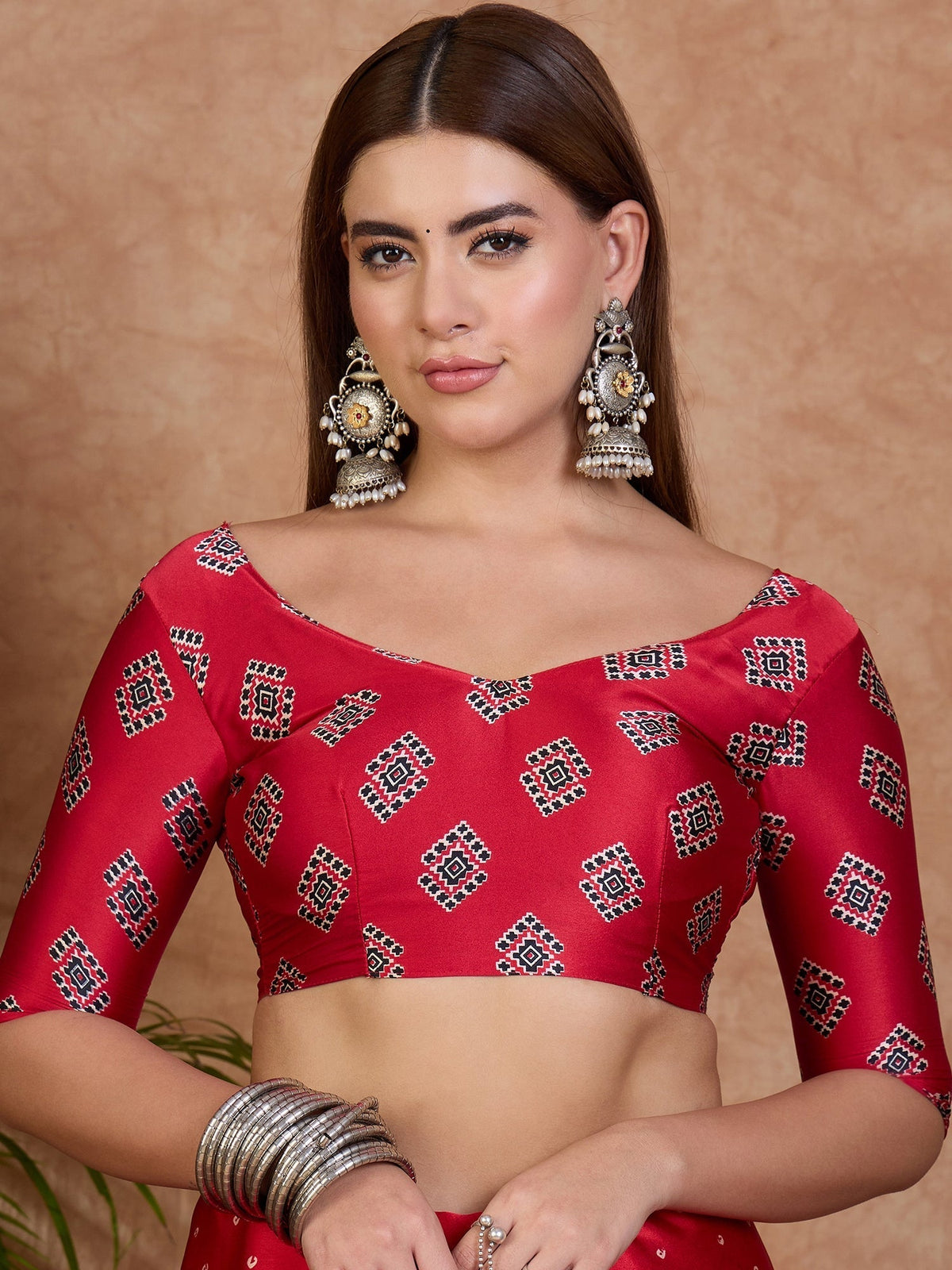 Aroshni Lightweight Semi Modal Saree for Festive Occasions