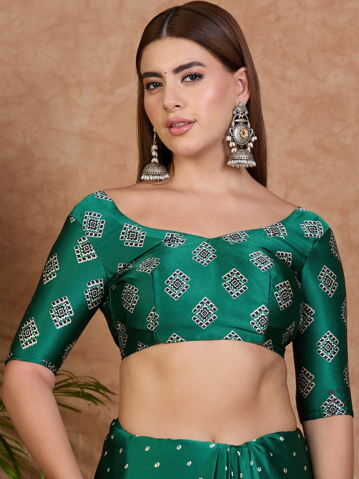 Aroshni Lightweight Semi Modal Saree for Festive Occasions