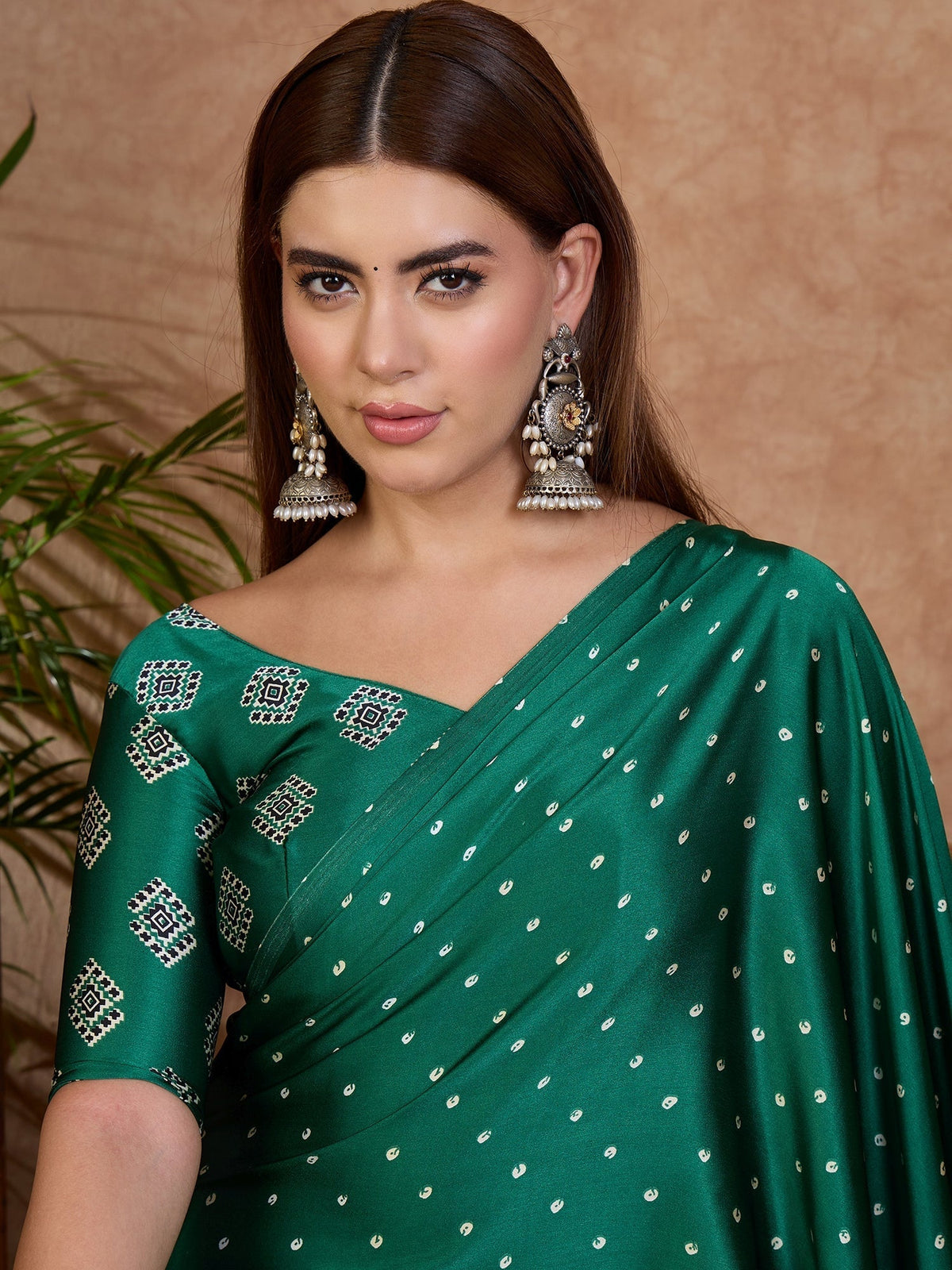 Aroshni Lightweight Semi Modal Saree for Festive Occasions