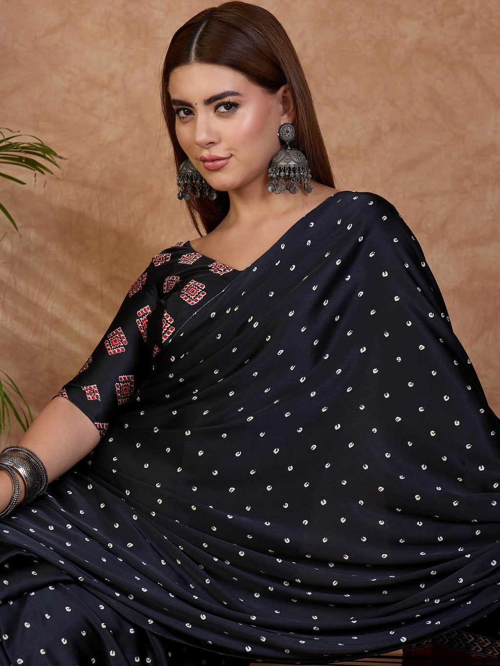 Aroshni Lightweight Semi Modal Saree for Festive Occasions