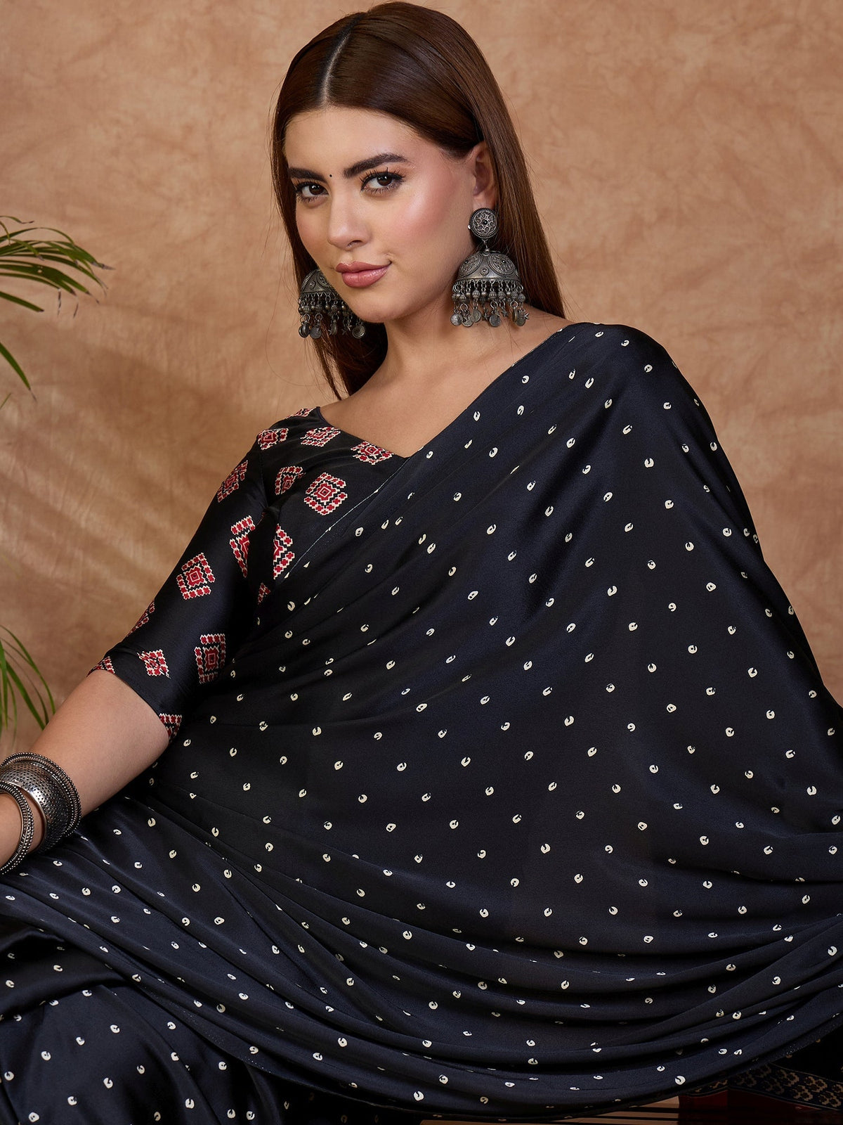 Aroshni Lightweight Semi Modal Saree for Festive Occasions
