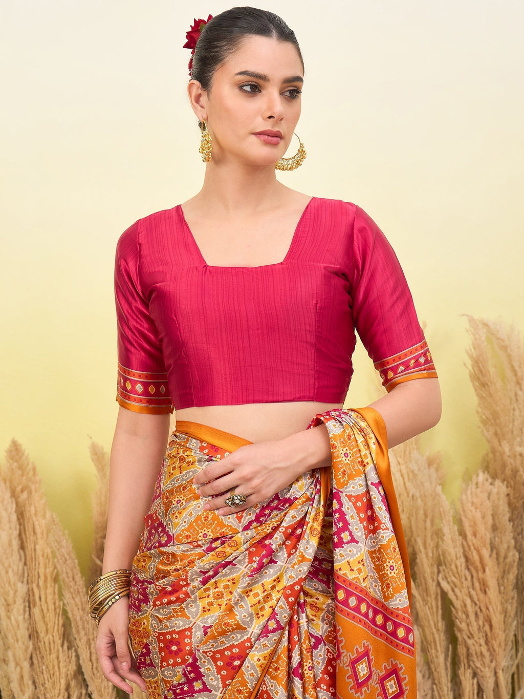 Arunika Premium Semi Modal Saree for Festive Wear