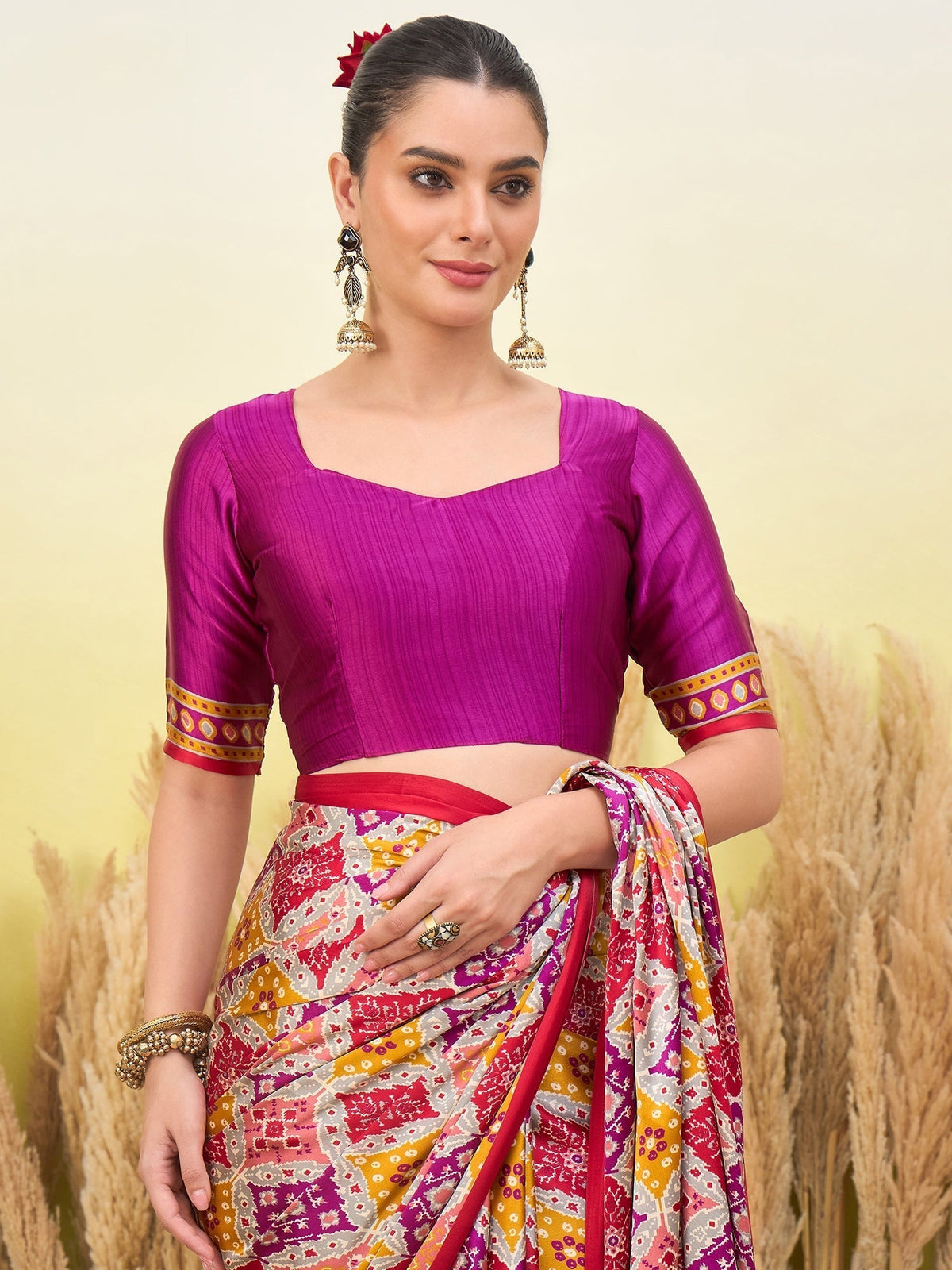 Arunika Premium Semi Modal Saree for Festive Wear