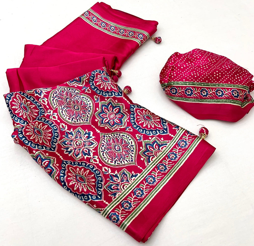Avyanna Soft Drape Semi Modal Saree for Party Wear