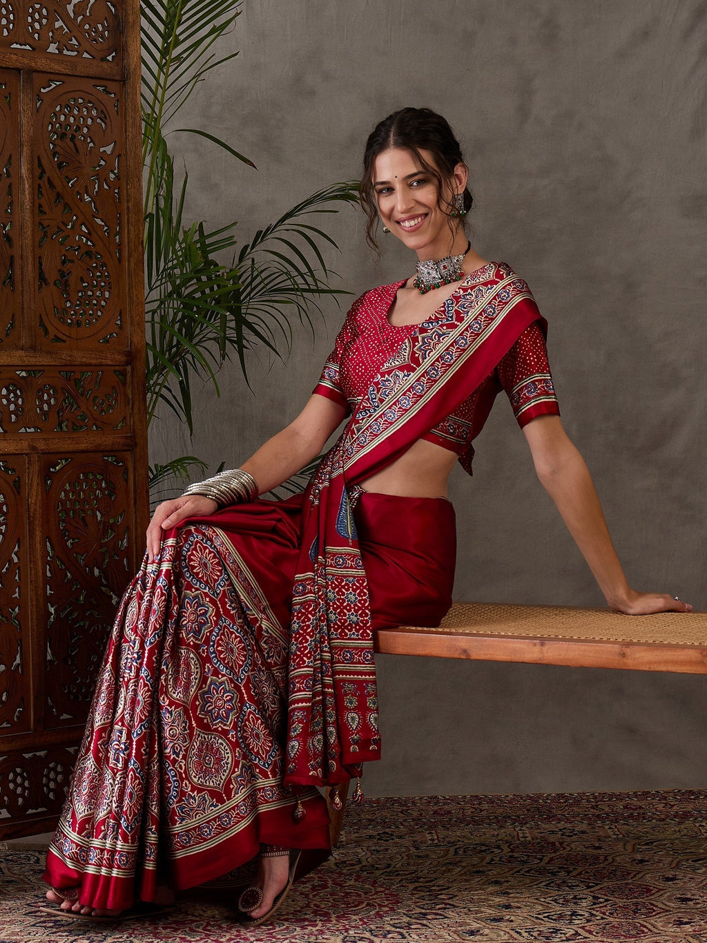 Avyanna Soft Drape Semi Modal Saree for Party Wear