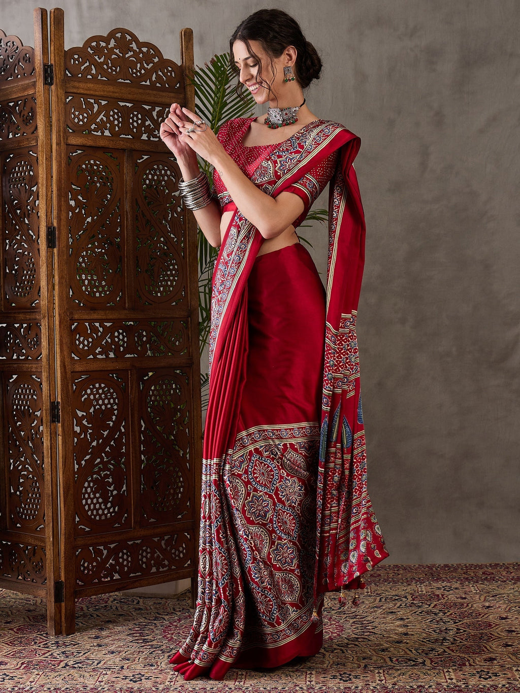 Avyanna Soft Drape Semi Modal Saree for Party Wear