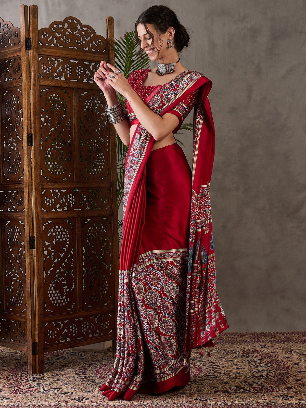 Avyanna Soft Drape Semi Modal Saree for Party Wear