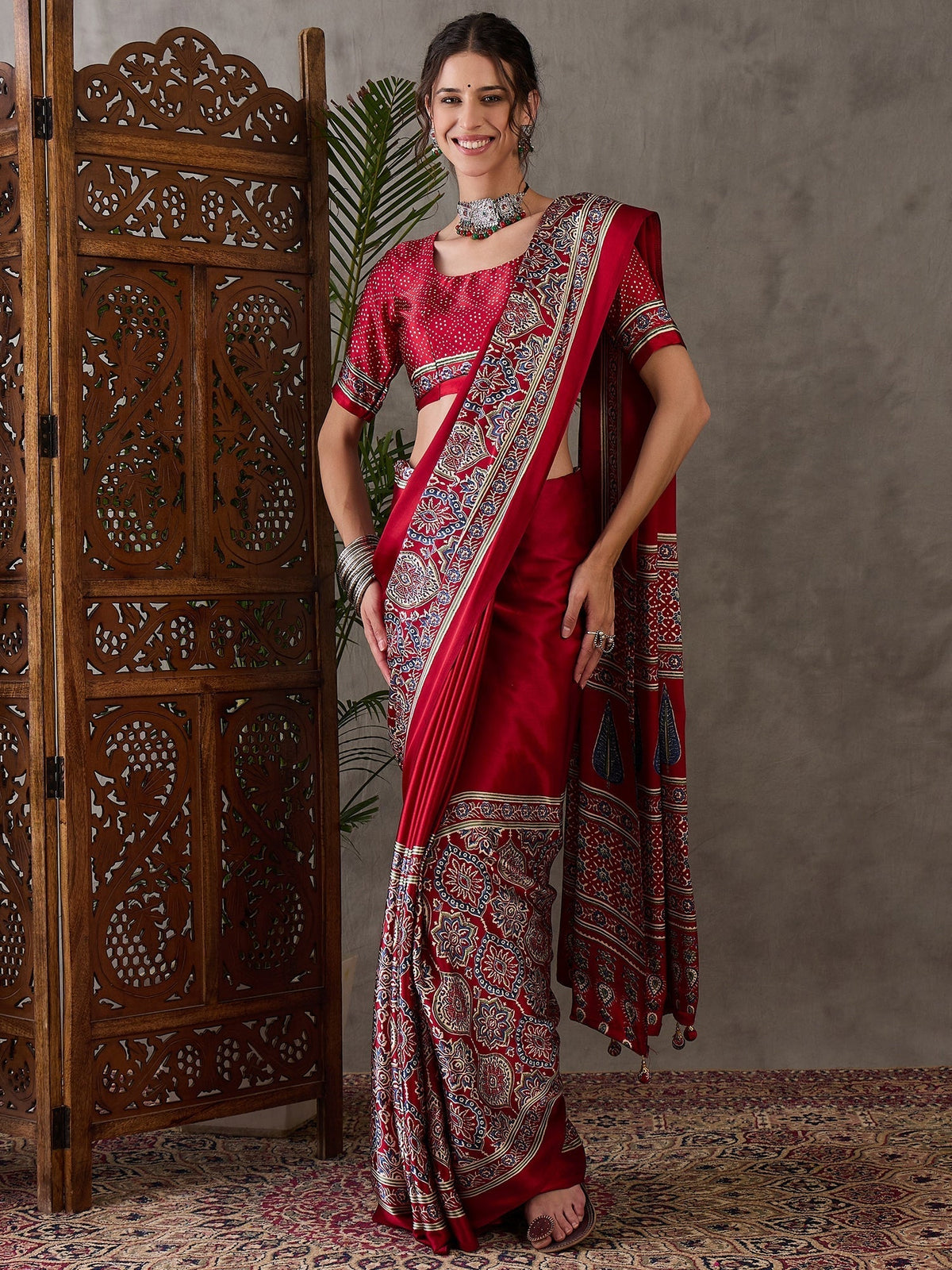 Avyanna Soft Drape Semi Modal Saree for Party Wear